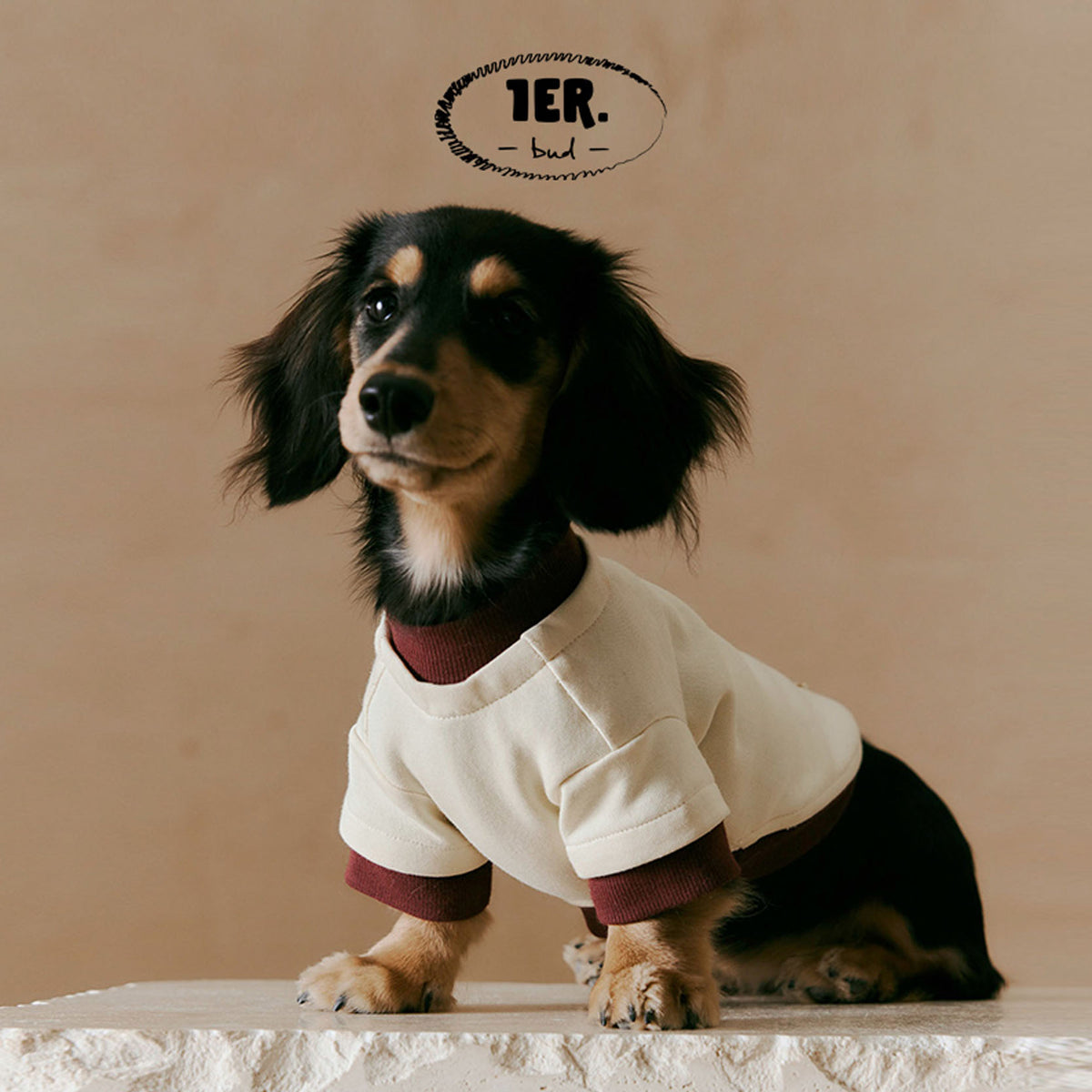 1ER BUD Dog Double Layer T-Shirt