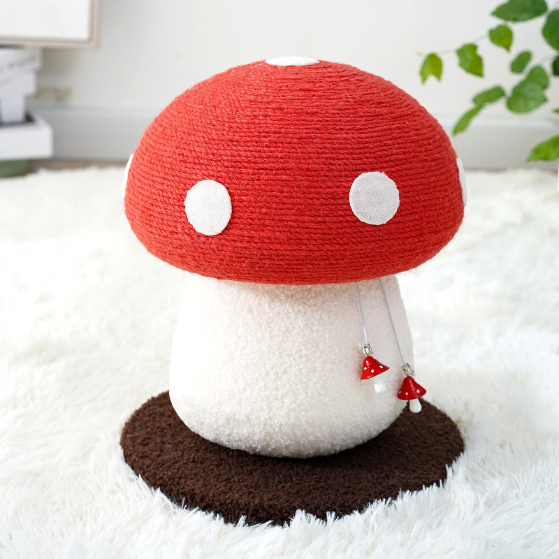 MIAO FAIRY Mushroom Design Scratcher Toy Cat Tree