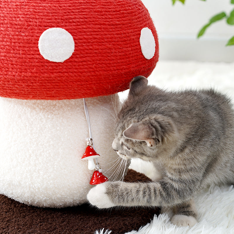MIAO FAIRY Mushroom Design Scratcher Toy Cat Tree