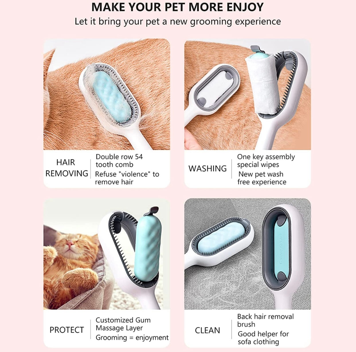 PRINCE PREFERRED Cat's Grooming Tool