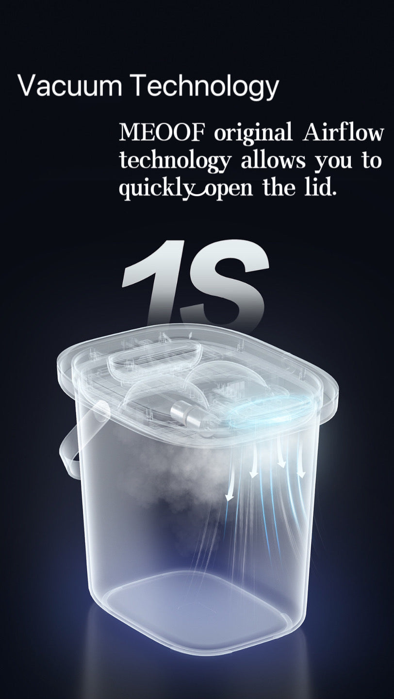 MEOOF Pet Automatic Vacuum Food Storage Bucket