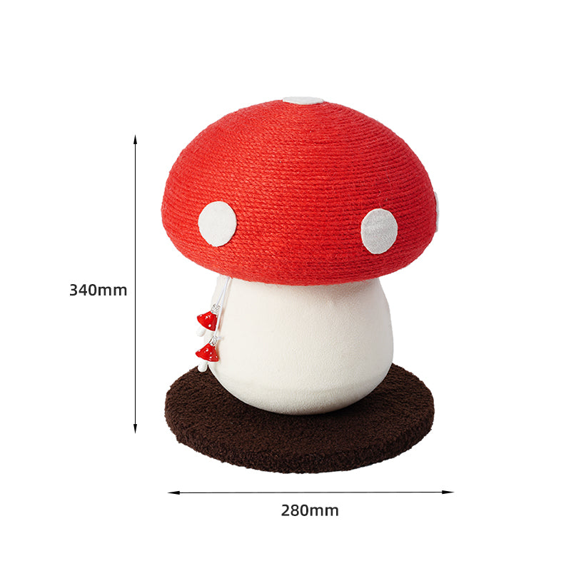 MIAO FAIRY Mushroom Design Scratcher Toy Cat Tree