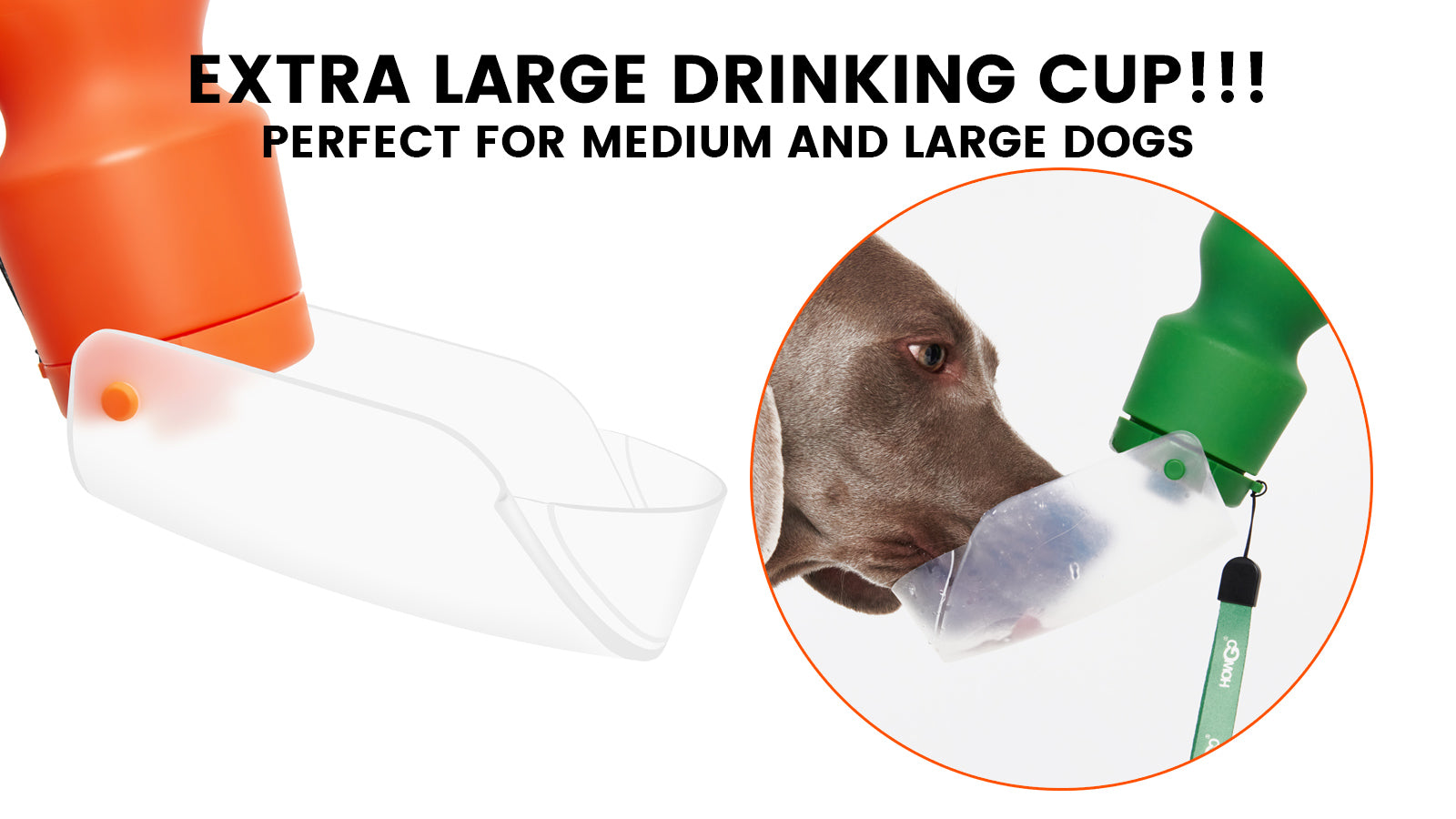 HOWGO Dog's Water Bottle