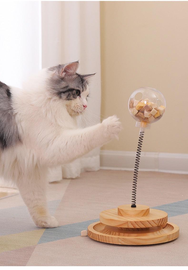ITEEKE Cat Toys Kitten Indoor Interactive Cat Ball Teaser Toy