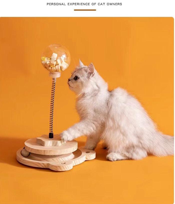 ITEEKE Cat Toys Kitten Indoor Interactive Cat Ball Teaser Toy