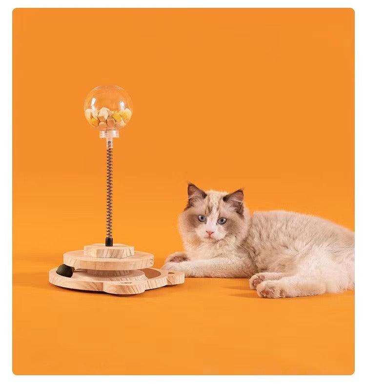 ITEEKE Cat Toys Kitten Indoor Interactive Cat Ball Teaser Toy