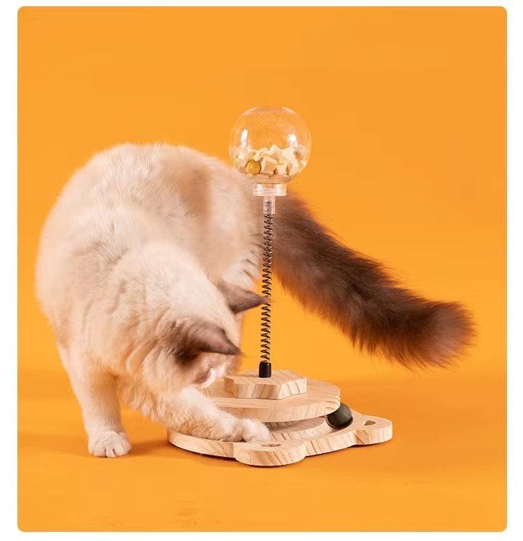 ITEEKE Cat Toys Kitten Indoor Interactive Cat Ball Teaser Toy