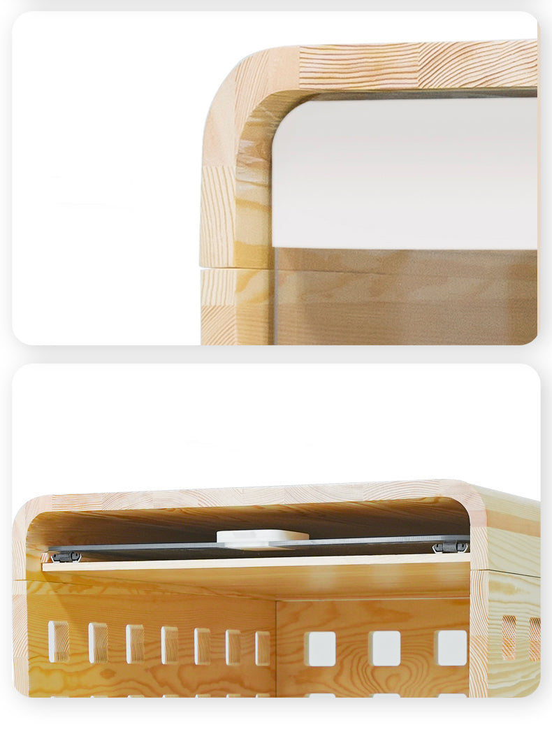 UXPET Multi-functional Wood Pet's House and Bedside Table.