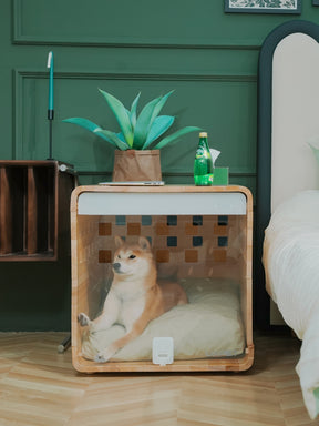 UXPET Multi-functional Wood Pet's House and Bedside Table.