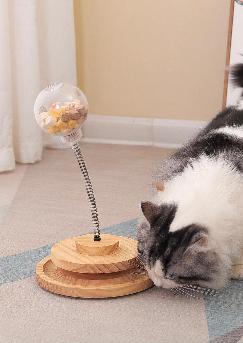 ITEEKE Cat Toys Kitten Indoor Interactive Cat Ball Teaser Toy