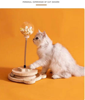ITEEKE 猫のおもちゃ 子猫 屋内 インタラクティブ 猫ボール ティーザーおもちゃ