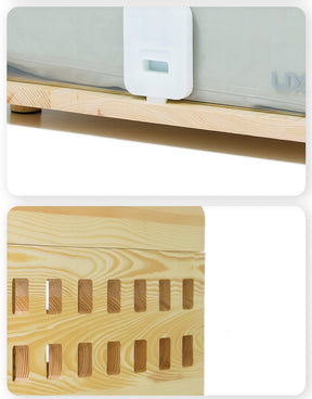 UXPET 多機能木製ペットハウスとベッドサイドテーブル。
